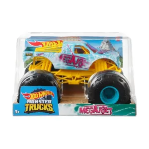 Hot Wheels 1:24 Monster Trucks Megajolt Blue
