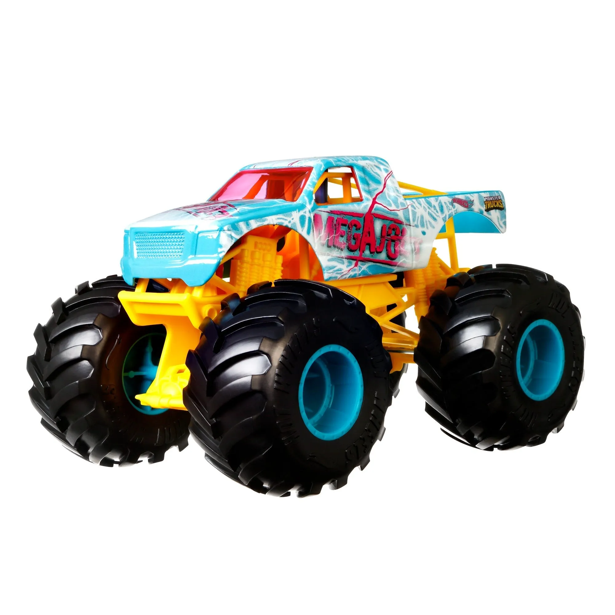 Hot Wheels 1:24 Monster Trucks Megajolt Blue