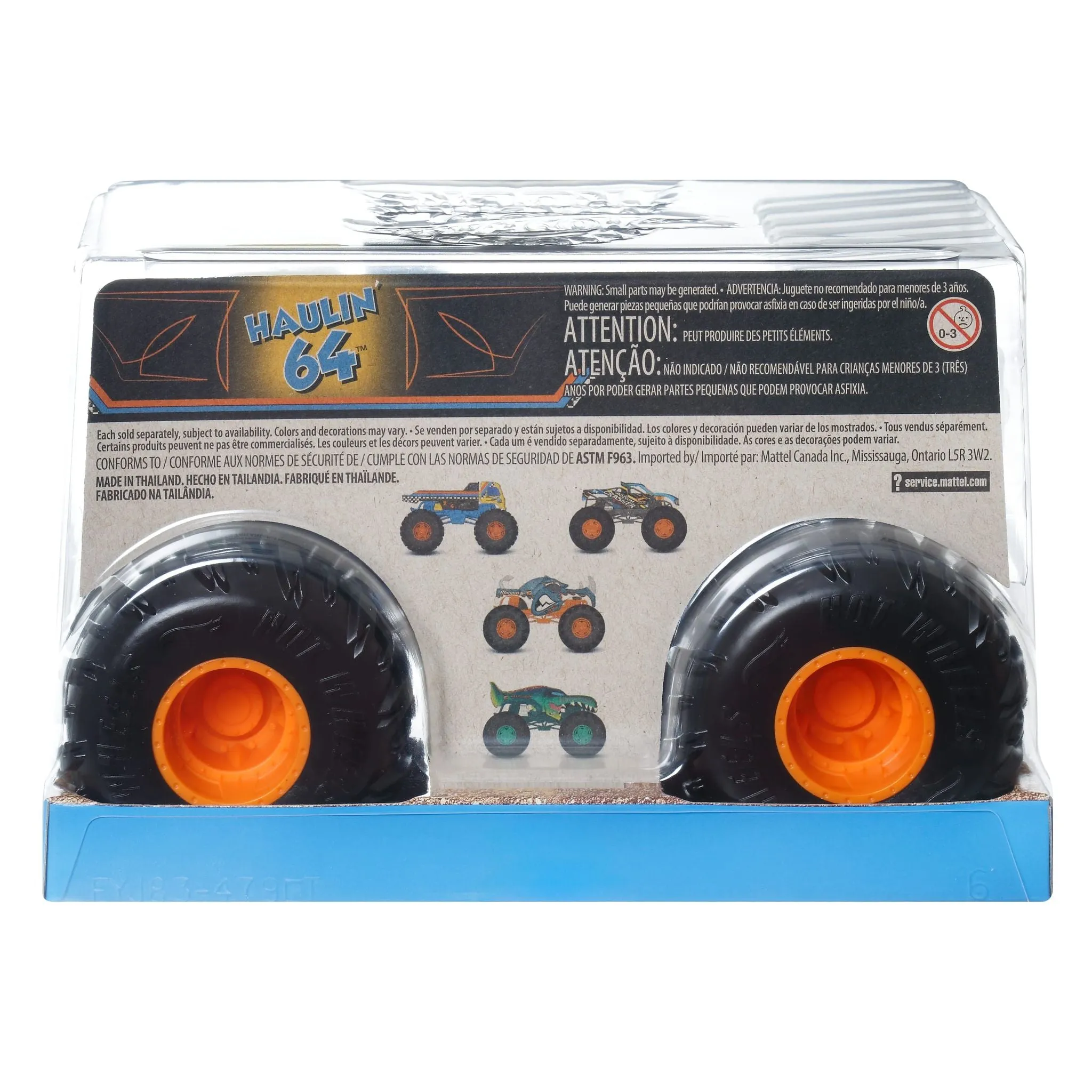 Hot Wheels 1:24 Monster Trucks Oversized - Haulin' 64