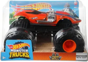 Hot Wheels 1:24 Monster Trucks Oversized Twin Mill Orange
