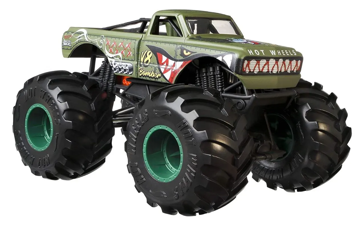 Hot Wheels 1:24 Monster Trucks Oversized V8 Bomber