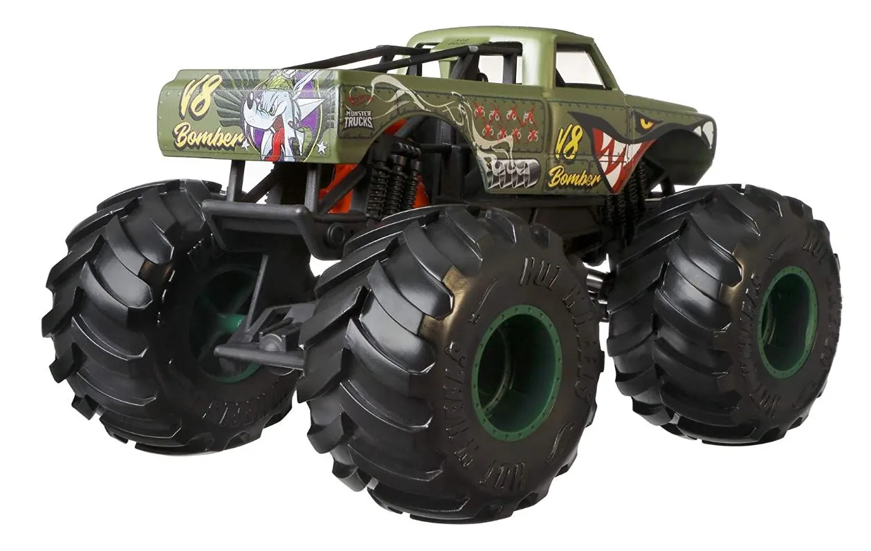 Hot Wheels 1:24 Monster Trucks Oversized V8 Bomber