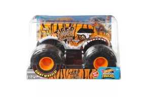 Hot Wheels 1:24 Monster Trucks Tiger Shark Pit Crew