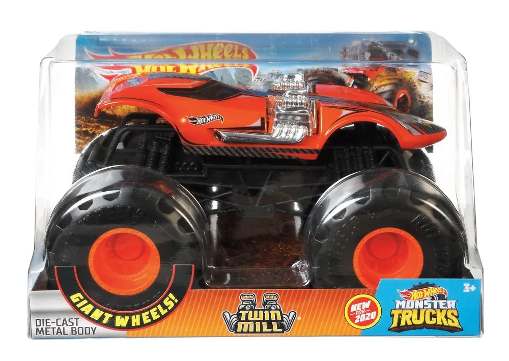 Hot Wheels 1:24 Monster Trucks Twin Mill Orange