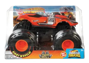 Hot Wheels 1:24 Monster Trucks Twin Mill Orange
