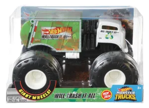 Hot Wheels 1:24 Monster Trucks Will Trash It All