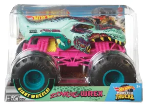 Hot Wheels 1:24 Monster Trucks Zombie-Wrex Green/Pink