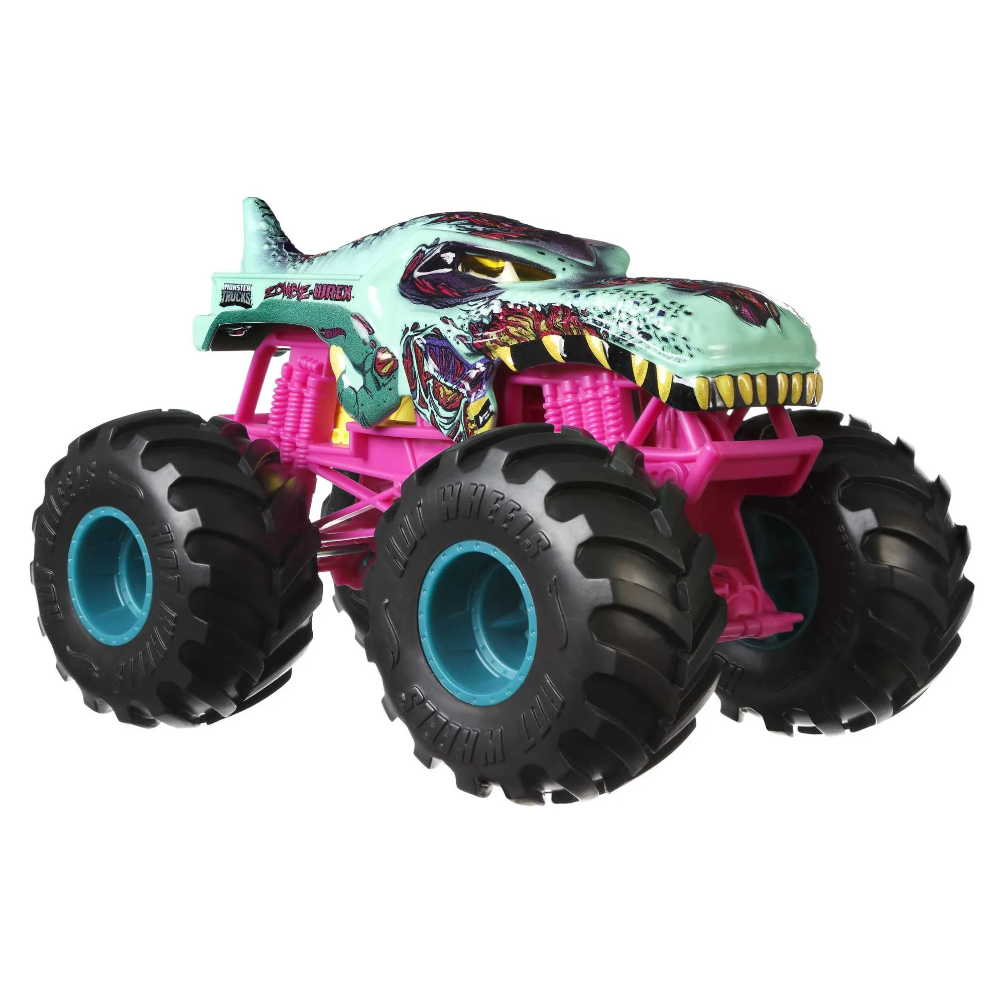Hot Wheels 1:244 Monster Trucks Giant Wheels Zombie Wrex