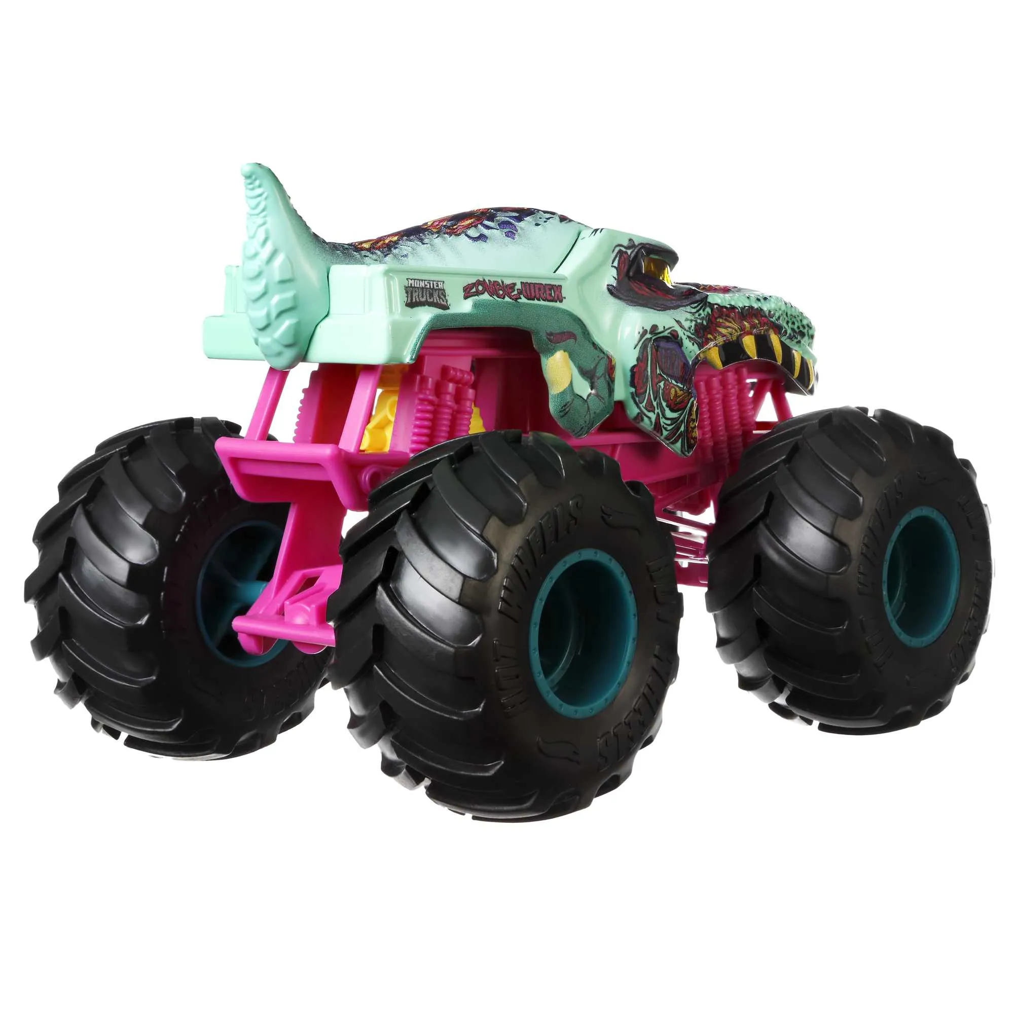 Hot Wheels 1:244 Monster Trucks Giant Wheels Zombie Wrex