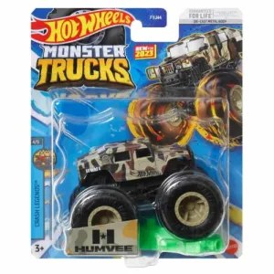 Hot Wheels 1:64 Monster Truck Camo Humvee