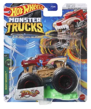 Hot Wheels 1:64 Monster Trucks 2023 Beast Bashers 4/7 Hotweiler
