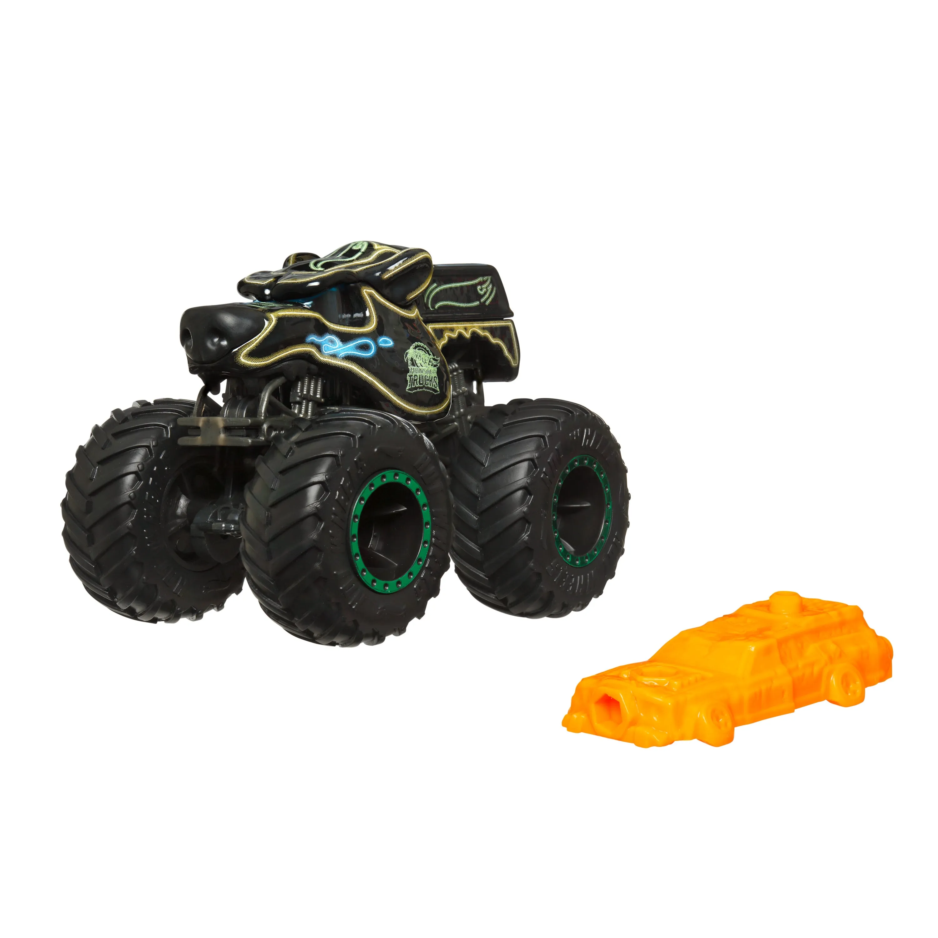 Hot Wheels 1:64 Monster Trucks 2023 More Neonsense 3/5 Bear Devil