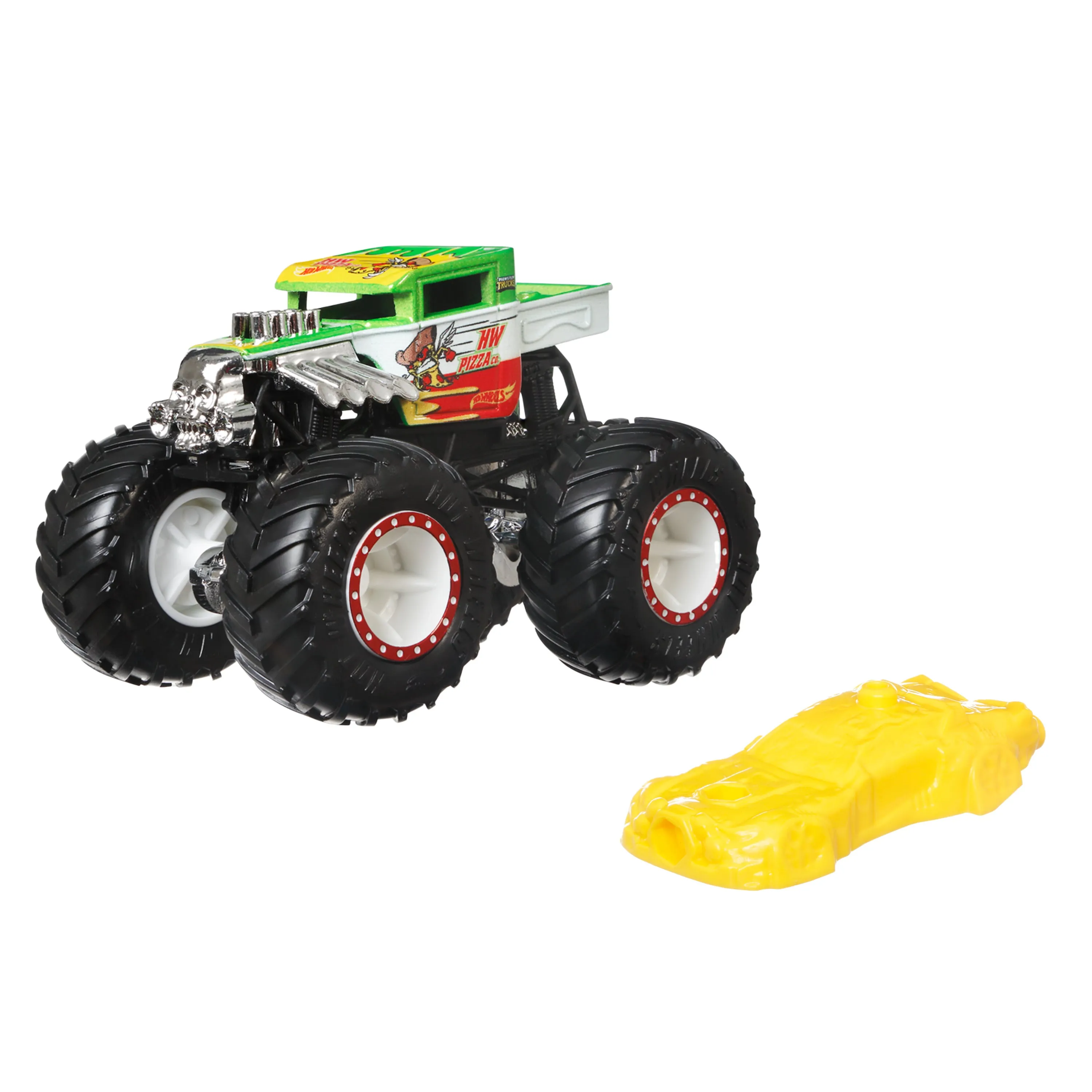 Hot Wheels 1:64 Monster Trucks 2023 Snack Pack 4/6 Hw Pizza Co.