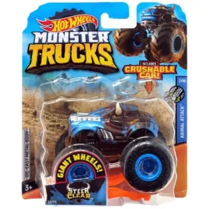 Hot Wheels 1:64 Monster Trucks Animal Attack 2/10 Steer Clear