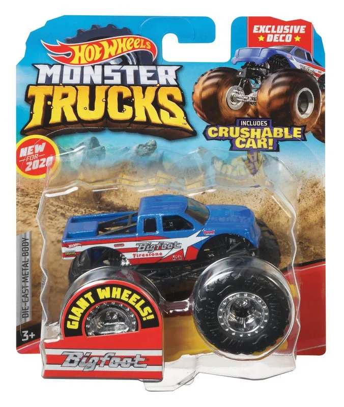 Hot Wheels 1:64 Monster Trucks Bigfoot American Flag