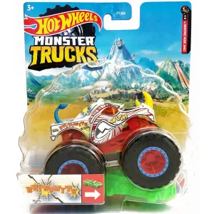 Hot Wheels 1:64 Monster Trucks Comic Book Crashers 1/5 Rhinomite