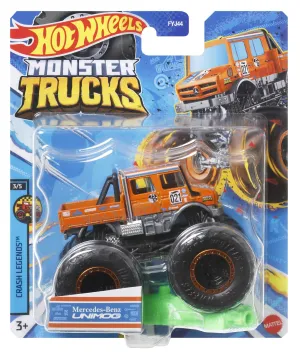 Hot Wheels 1:64 Monster Trucks Crash Legends 3/5 Mercedes-Benz Unimog