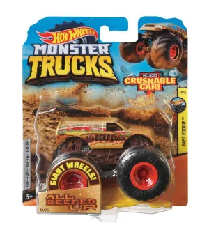 Hot Wheels 1:64 Monster Trucks Fast Foodie 4/5 All Beefed Up