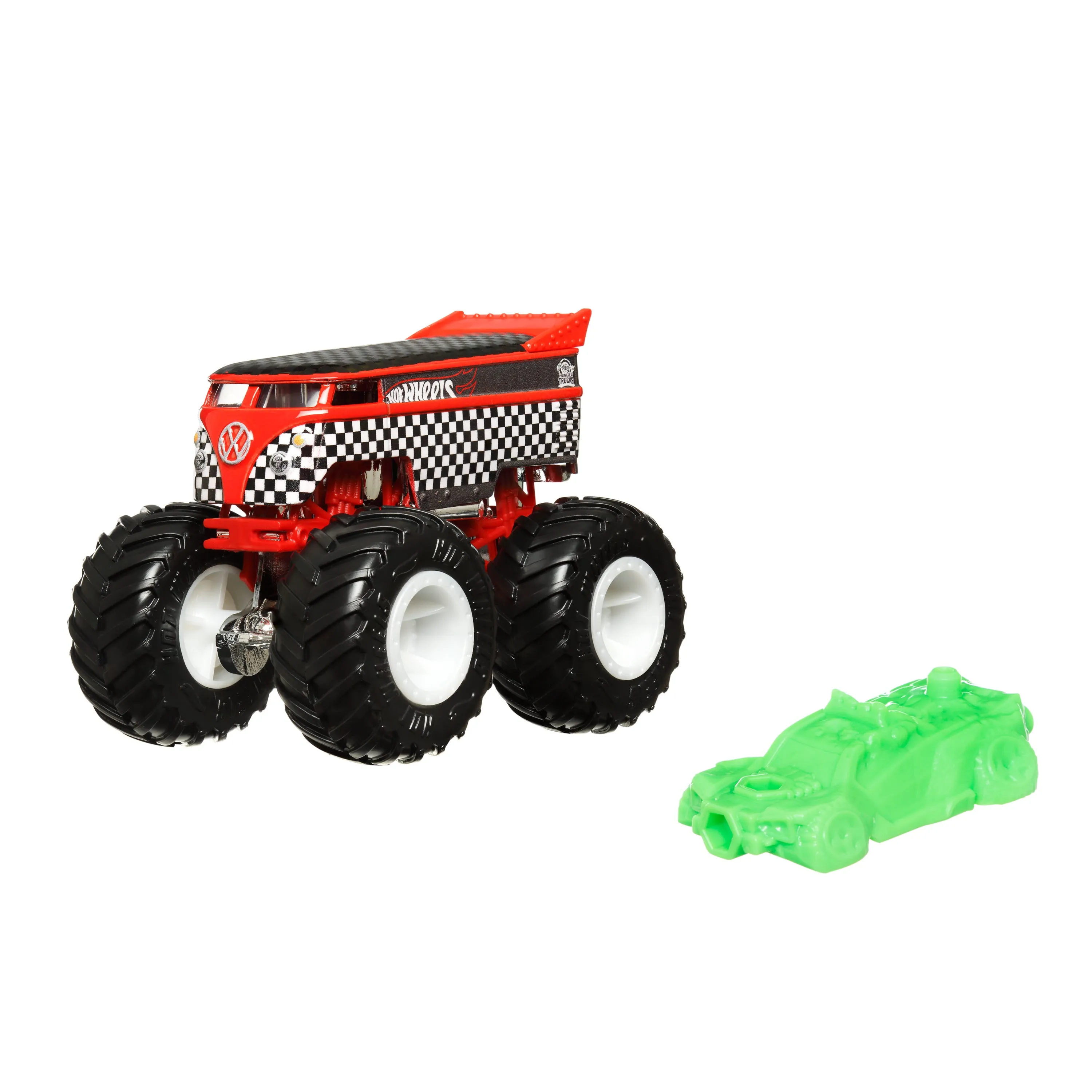 Hot Wheels 1:64 Monster Trucks Freestyle Wreckers 4/11 Vw Drag Bus