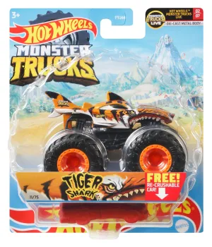 Hot Wheels 1:64 Monster Trucks Live 2/7 Tiger Shark