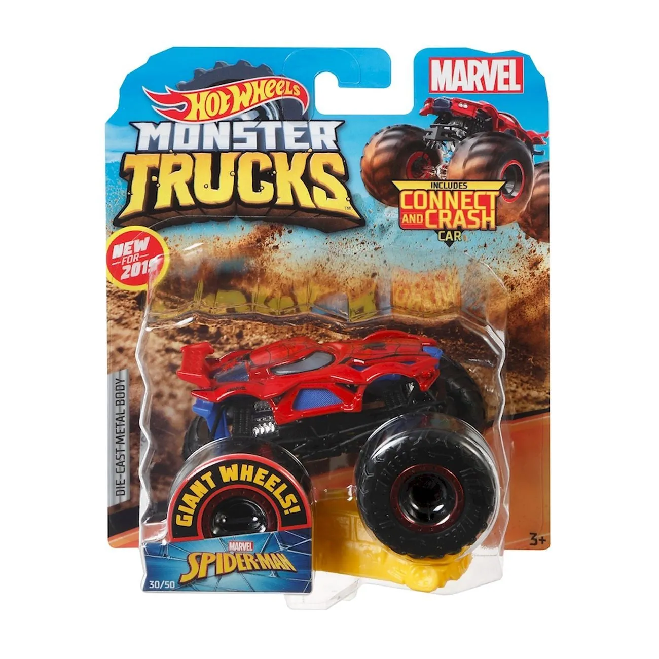 Hot Wheels 1:64 Monster Trucks Marvel Spider-Man