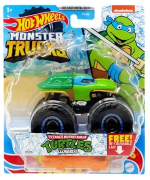 Hot Wheels 1:64 Monster Trucks Teenage Mutant Ninja Turtles Leonardo