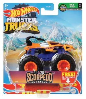 Hot Wheels 1:64 Monster Trucks Wild Ride 1/7 Scorpedo