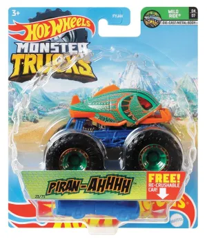 Hot Wheels 1:64 Monster Trucks Wild Ride 4/7 Piran-Ahhhh