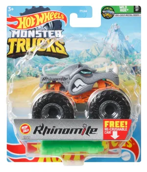 Hot Wheels 1:64 Monster Trucks Wild Ride 5/7 Rhinomite