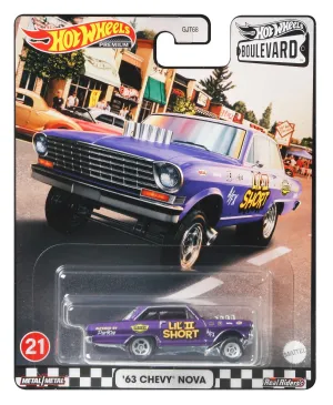 Hot Wheels Boulevard Vehicle - 21 '63 Chevy Nova