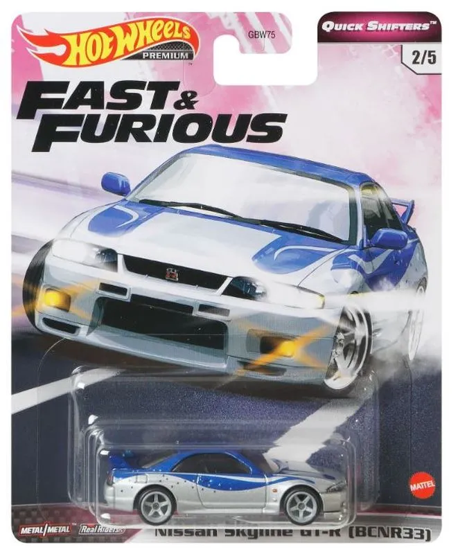 Hot Wheels Fast & Furious 2/5 Nissan Skyline GT-R (Bcnr33)