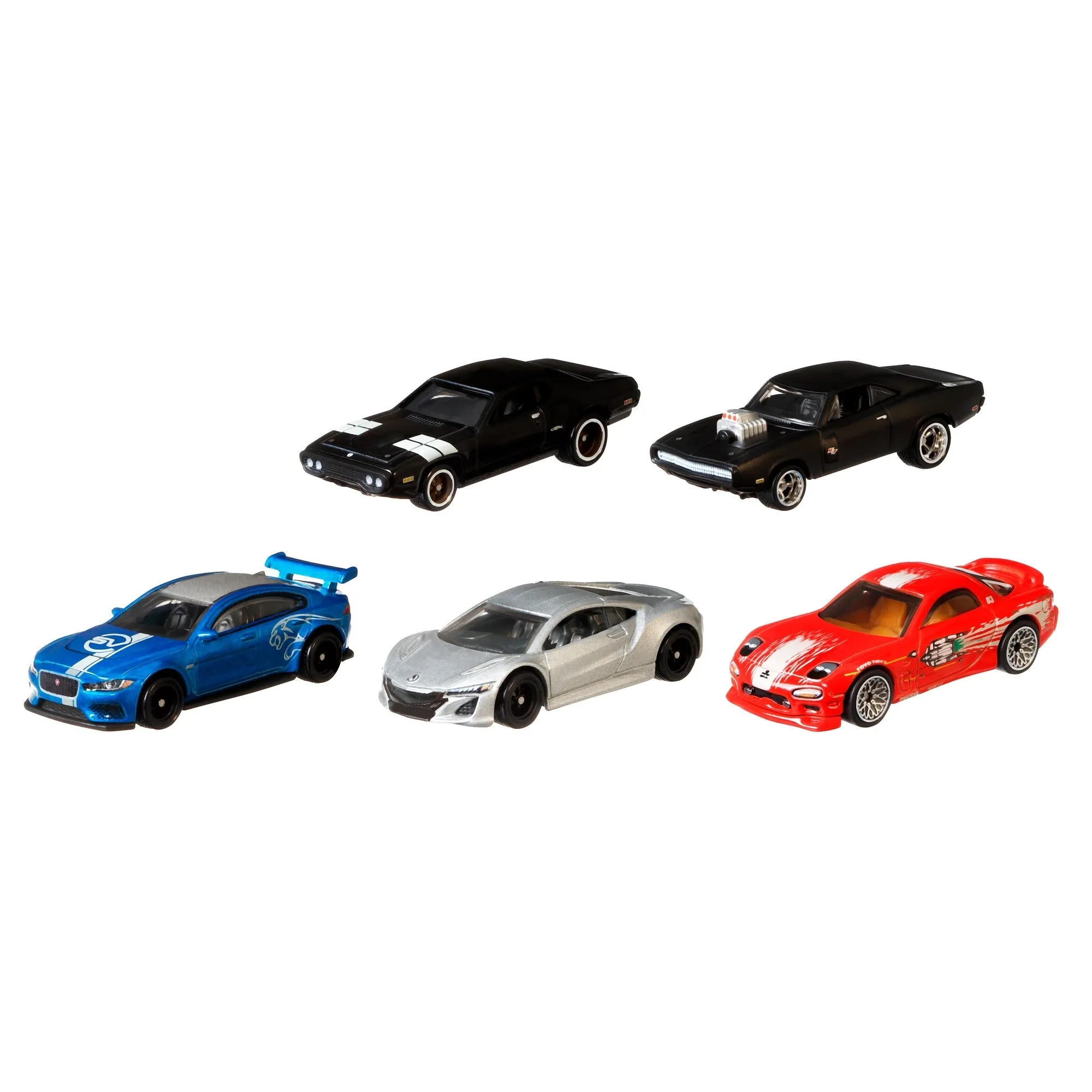 Hot Wheels Fast & Furious Full Force Limited Edition 5-Car Premium Set