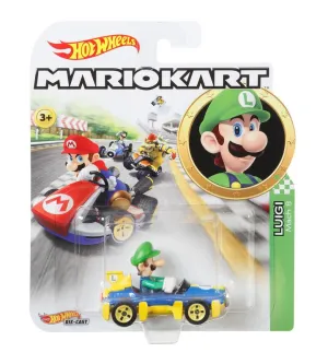 Hot Wheels Mario Kart Luigi Mach 8