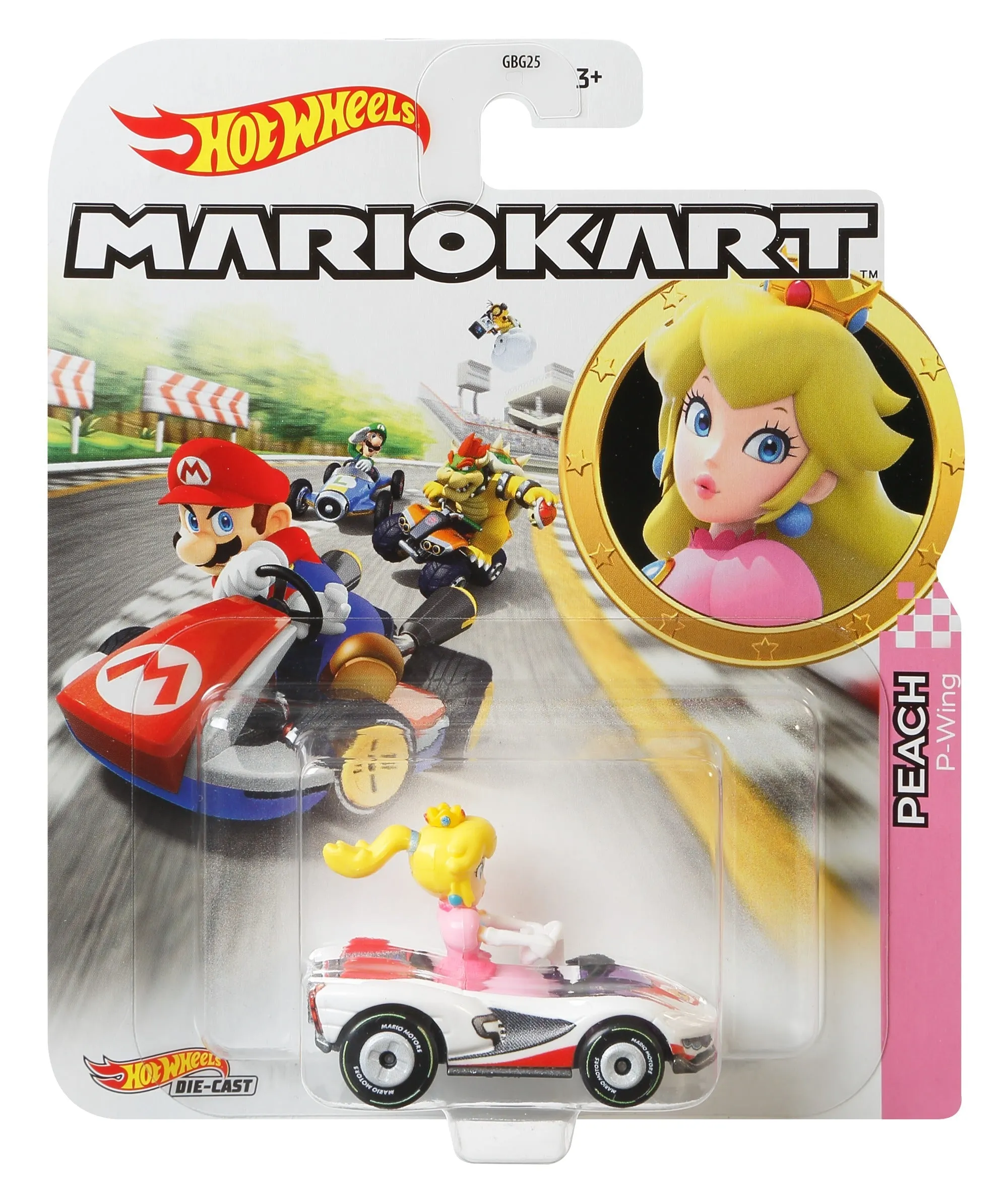 Hot Wheels Mario Kart Peach P-Wing