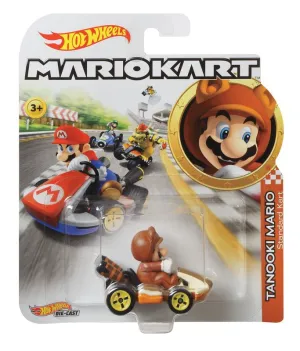 Hot Wheels Mario Kart Tanooki Mario Standard Kart