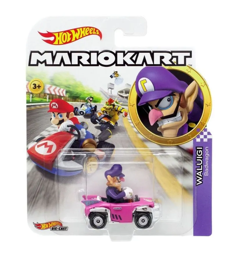 Hot Wheels Mario Kart Waluigi Badwagon