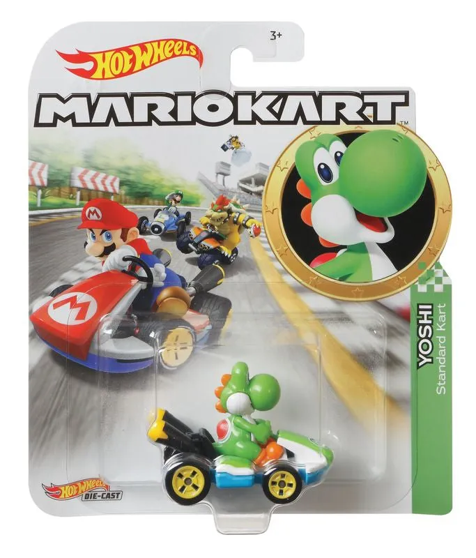Hot Wheels Mario Kart Yoshi Standard Kart
