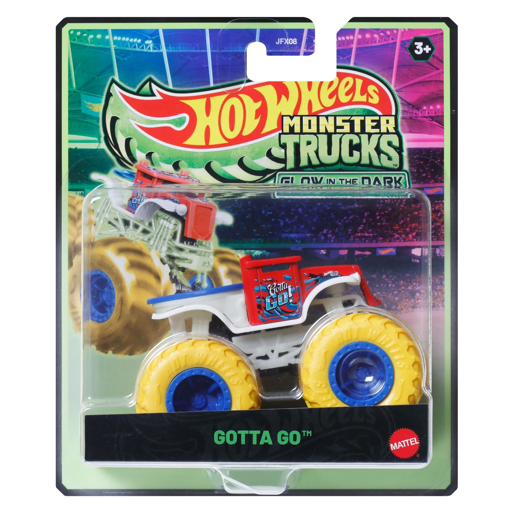 Hot Wheels Monster Trucks 1:64 Glow In The Dark  Assortment