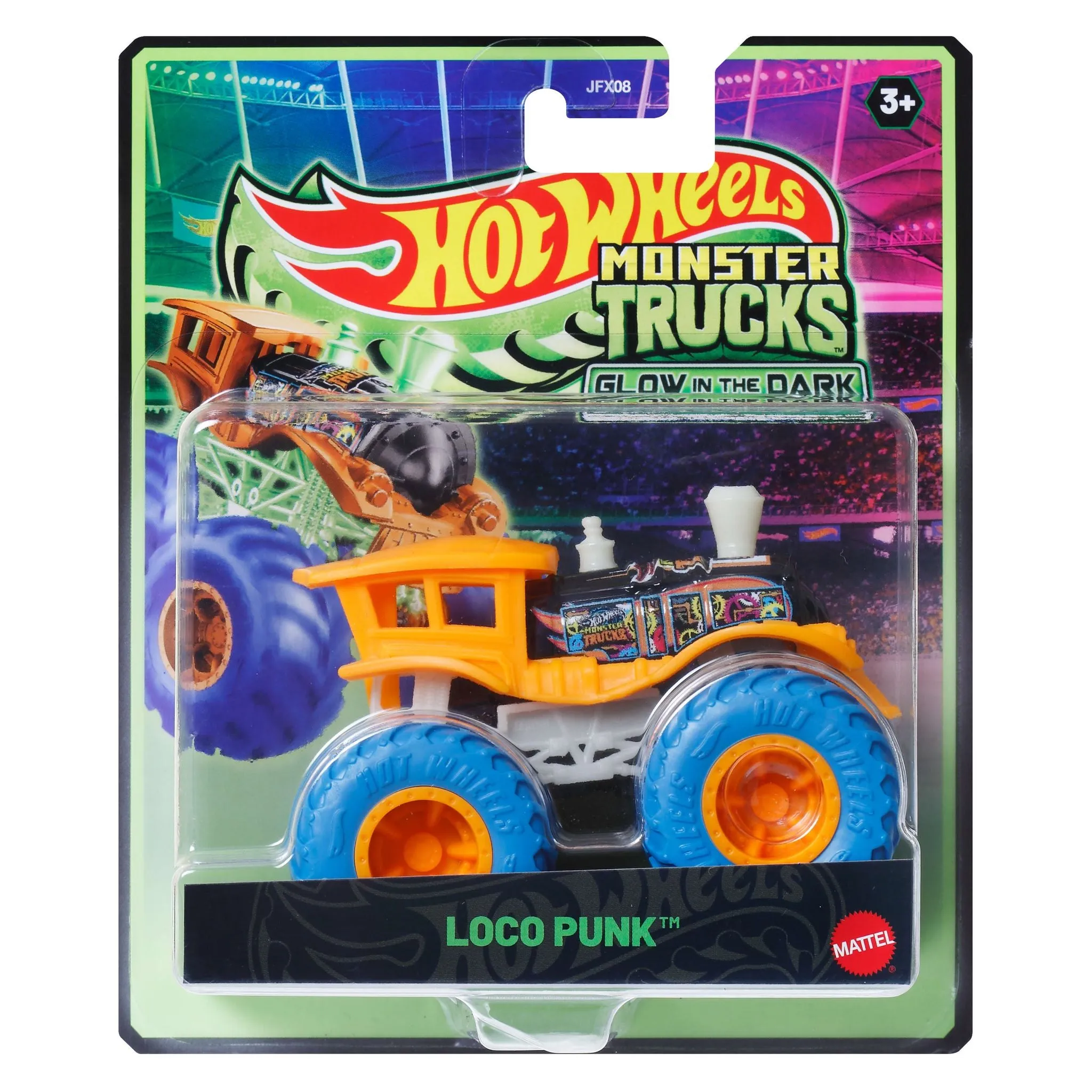 Hot Wheels Monster Trucks 1:64 Glow In The Dark  Assortment