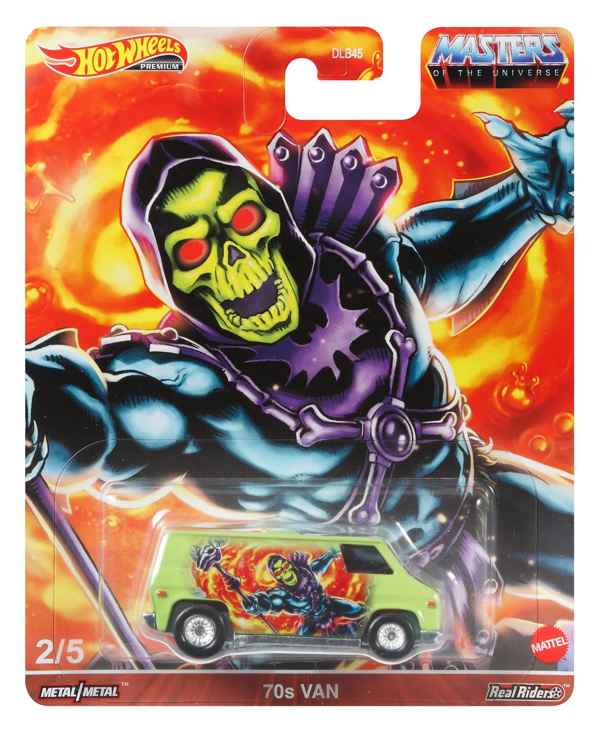 Hot Wheels Pop Culture Vehicle Masters Of The Universe 2/5 70's Van