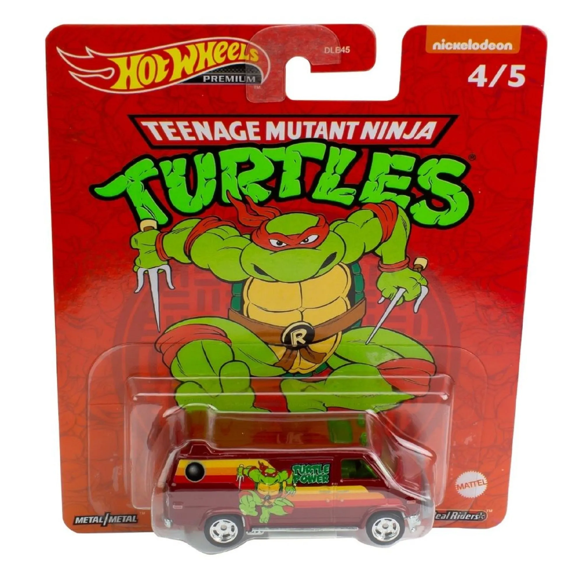 Hot Wheels Pop Culture Vehicle Teenage Mutant Ninja Turtles 4/5 Custom Gmc Panel Van