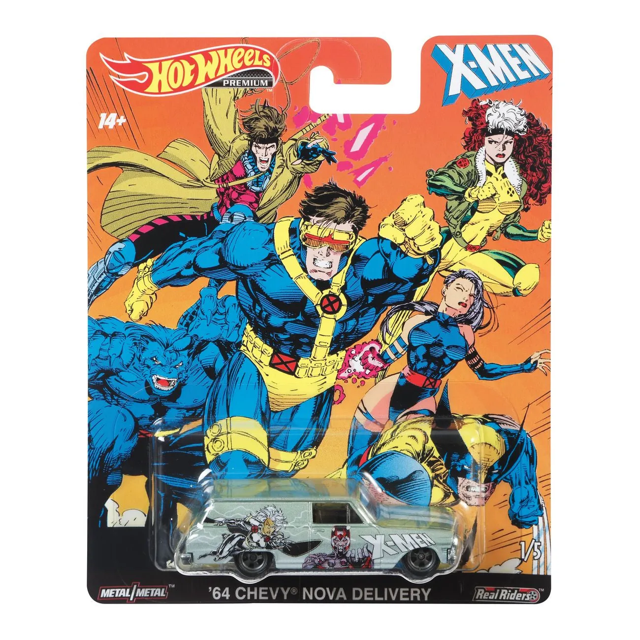 Hot Wheels Pop Culture Vehicle X-Men 1/5 '64 Chevy Nova Delivery