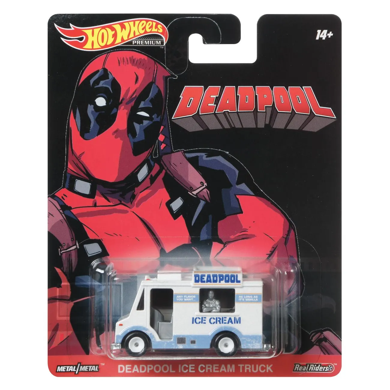 Hot Wheels Retro Entertainment Vehicle Deadpool Ice Cream Truck