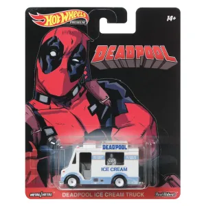 Hot Wheels Retro Entertainment Vehicle Deadpool Ice Cream Truck