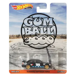 Hot Wheels Retro Entertainment Vehicle Gum Ball 3000 Subaru Impreza Wrx