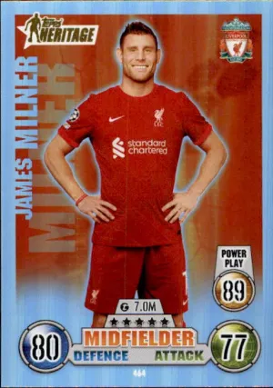 James Milner, Topps Heritage, 2021-22 Topps Match Attax UEFA Champions & Europa League