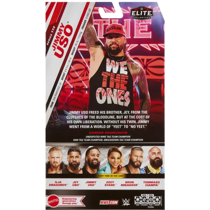 Jimmy Uso - WWE Elite Collection Action Figure 114