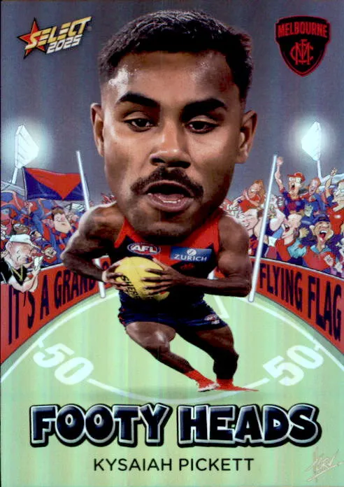 Kysaiah Pickett, FH66, Footy Heads, 2025 Select AFL Footy Stars