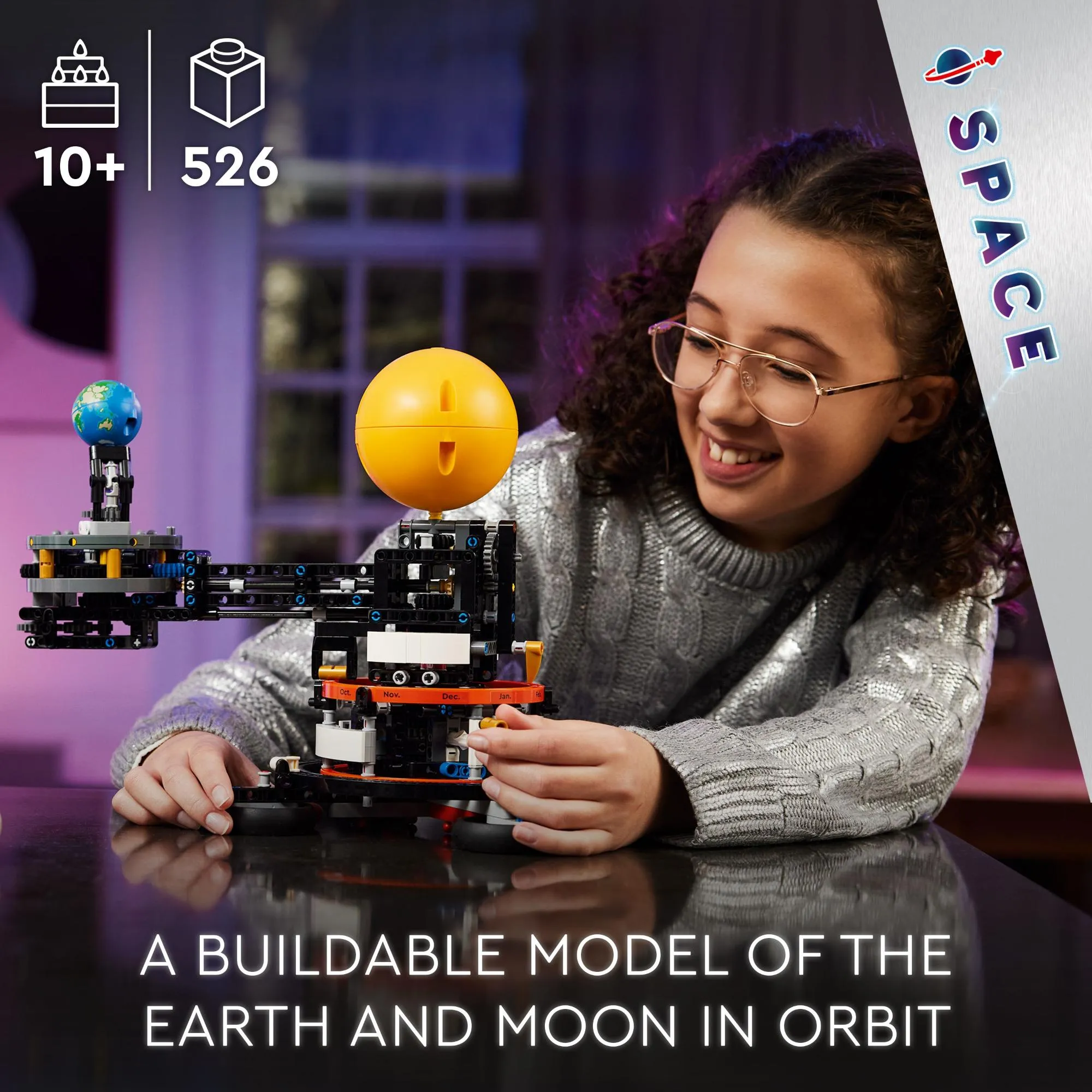 LEGO 42179 Technic Planet Earth And Moon In Orbit