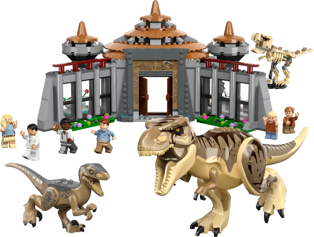 LEGO 76961 Jurassic World Visitor Center: T. Rex & Raptor Attack